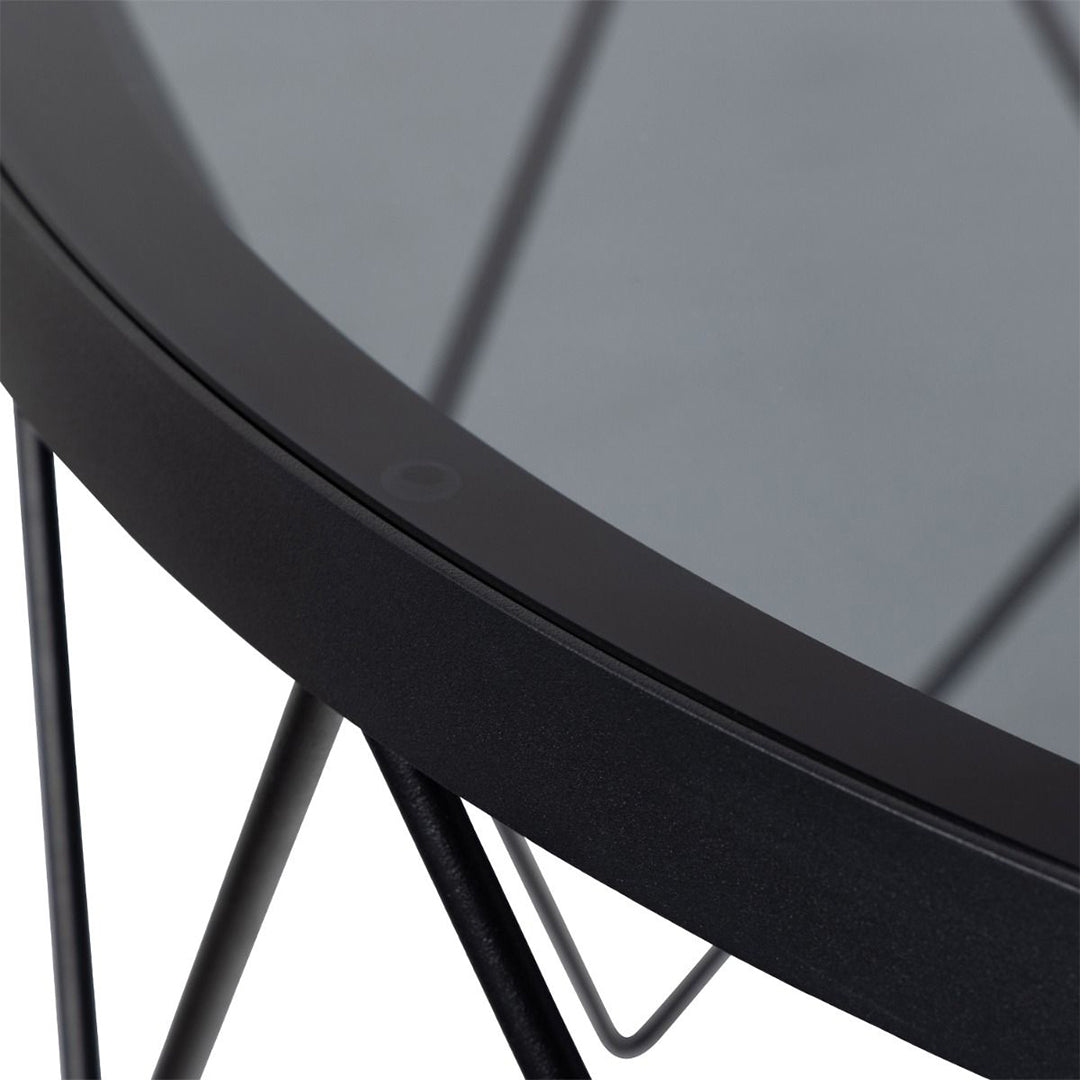 Glass Coffee Table Round - Halstow