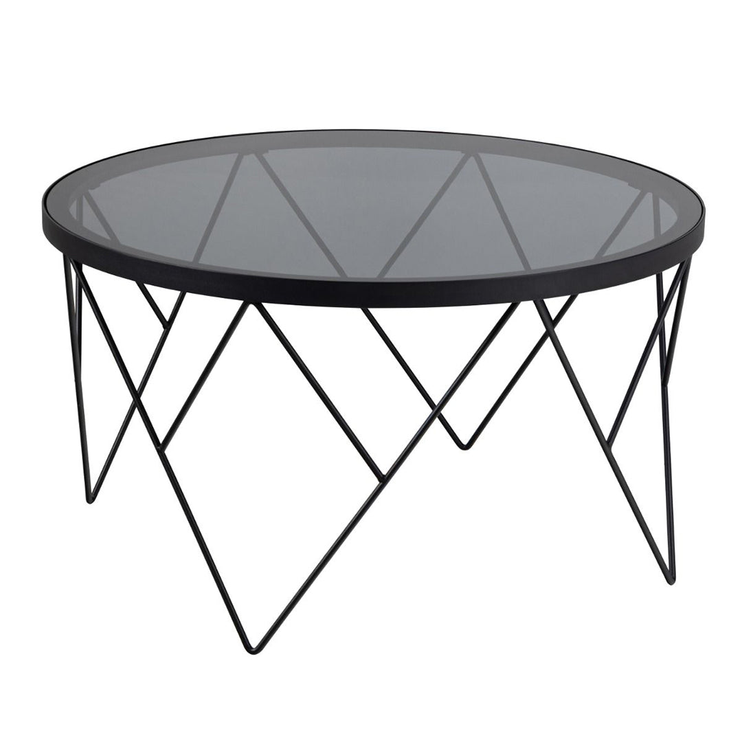 Glass Coffee Table Round - Halstow