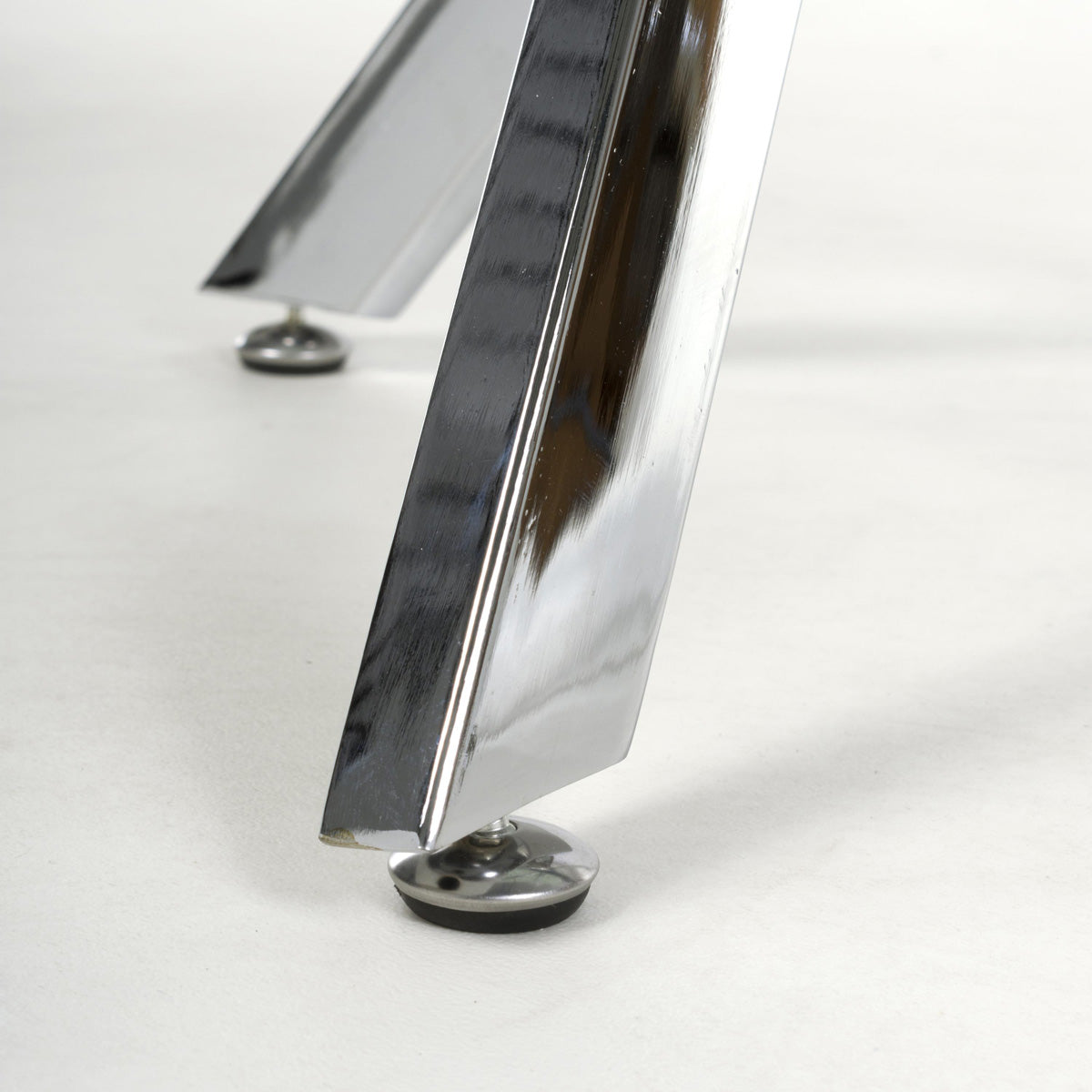 Glass Console Table in White Marble Effect - Astoria