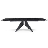 Glass Dining Table for 6 to 8 People Extending - Silux