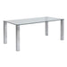 Glass Dining Table for 6 to 8 People Rectangular - Kante