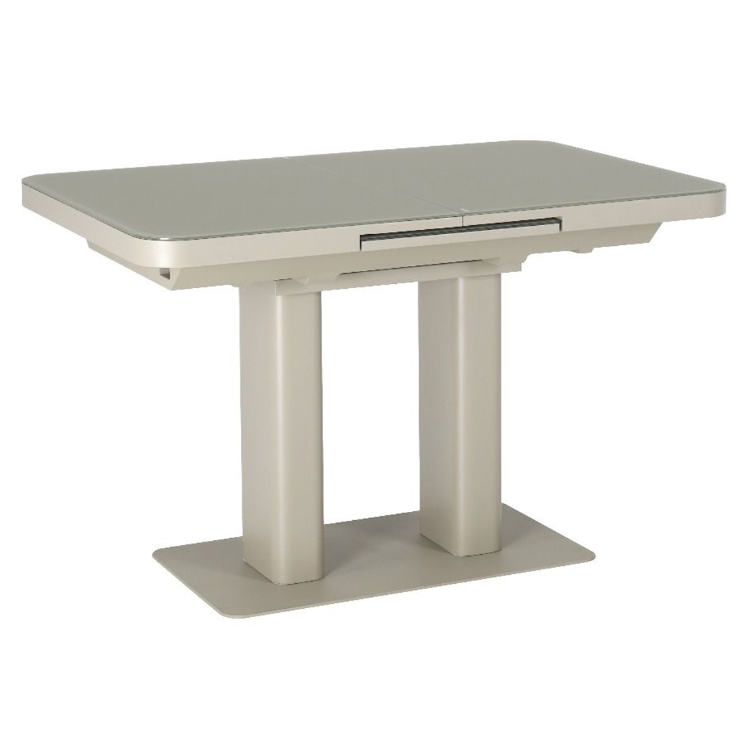Glass Dining Table Extending in Rectangular for 4 to 6 People - Freya