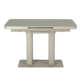 Glass Dining Table Extending in Rectangular for 4 to 6 People - Freya