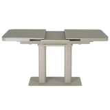 Glass Dining Table Extending in Rectangular for 4 to 6 People - Freya