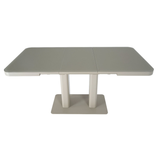 Glass Dining Table Extending in Rectangular for 4 to 6 People - Freya