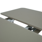 Glass Dining Table Extending in Rectangular for 4 to 6 People - Freya