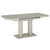 Glass Dining Table Extending in Rectangular for 4 to 6 People - Freya