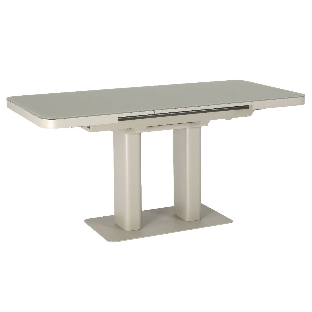 Glass Dining Table Extending in Rectangular for 4 to 6 People - Freya