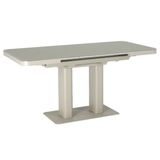 Glass Dining Table Extending in Rectangular for 4 to 6 People - Freya