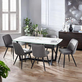 Glass Dining Table for 6 People - Olympus
