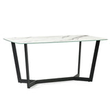 Glass Dining Table for 6 People - Olympus
