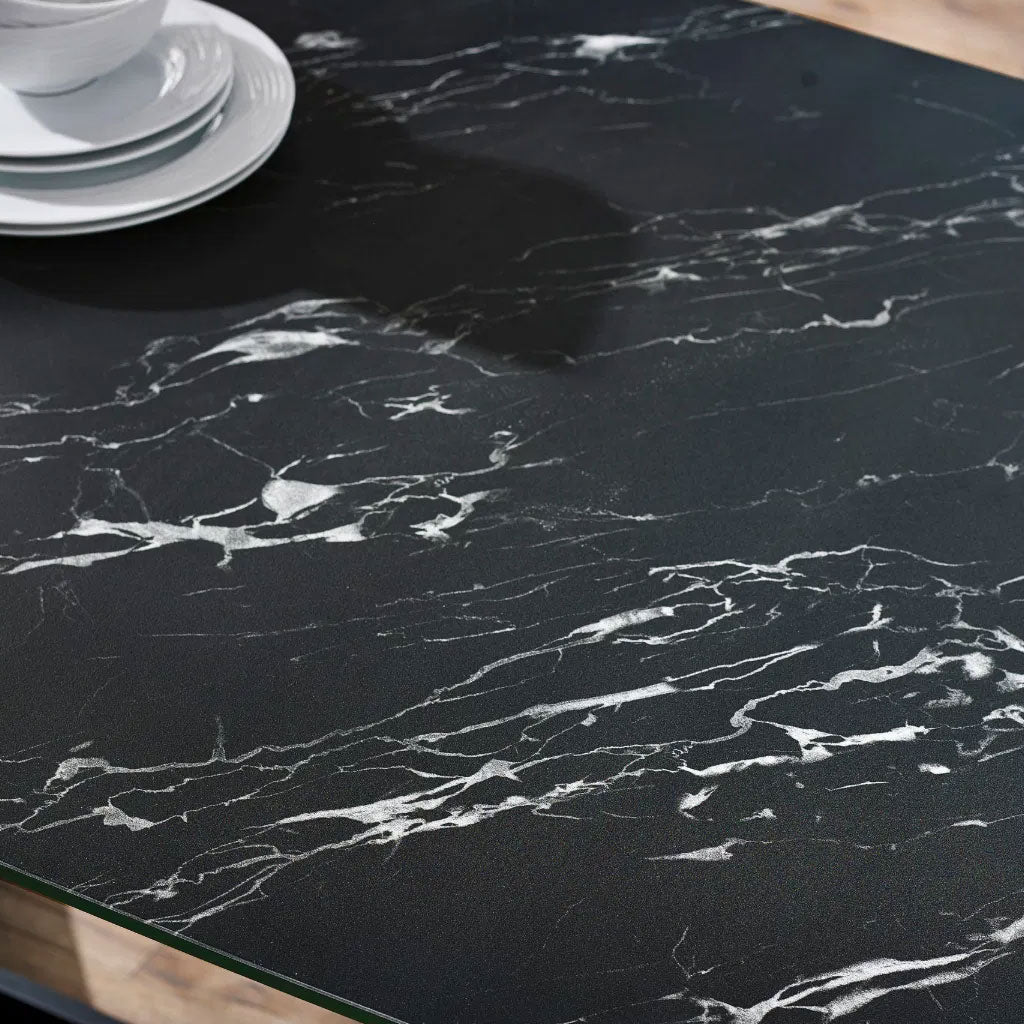 Glass Dining Table for 6 People - Olympus