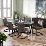 Glass Dining Table for 6 People - Olympus