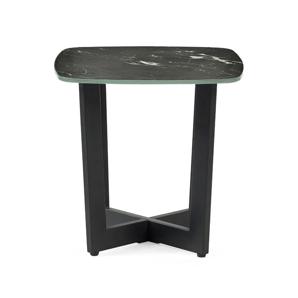 Glass Lamp Table Square - Olympus