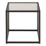 Glass Side Table Square - Strington