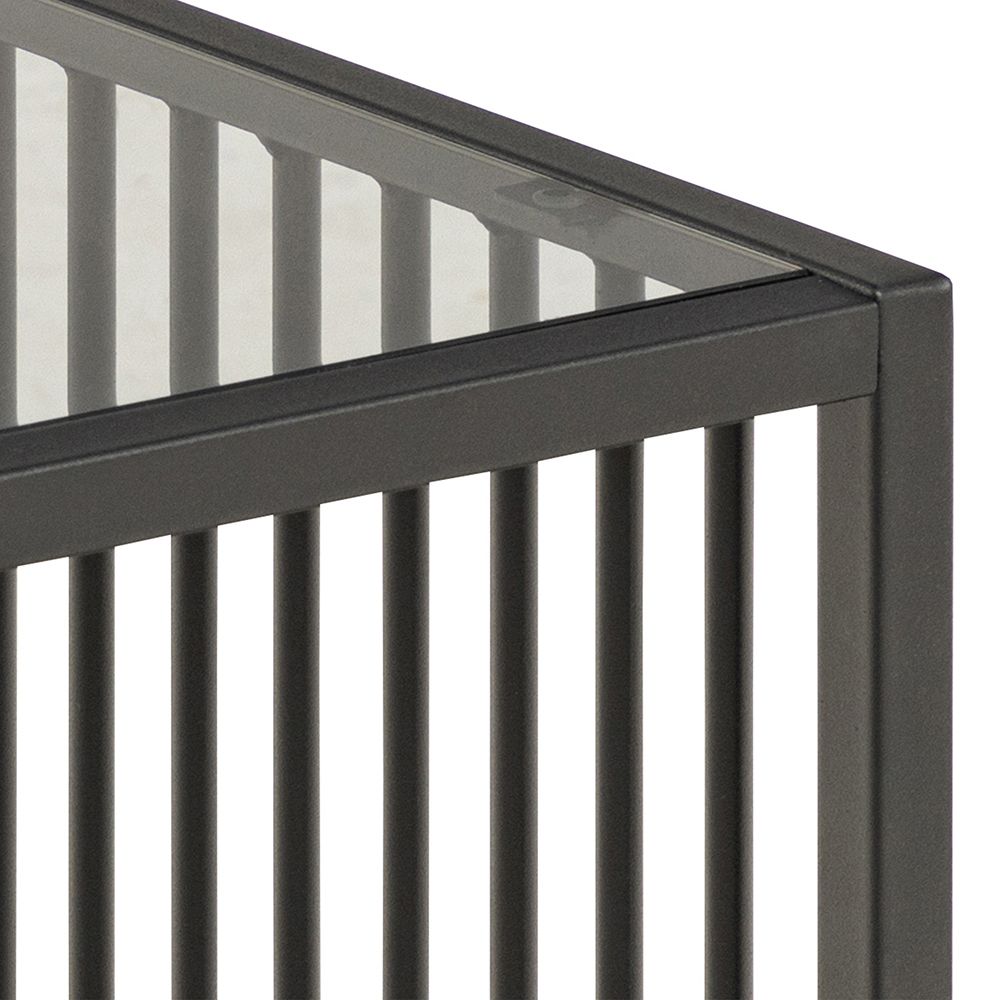 Glass Side Table Square - Strington