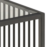 Glass Side Table Square - Strington