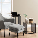 Glass Side Table Square - Strington