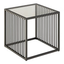 Glass Side Table Square - Strington