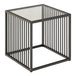 Glass Side Table Square - Strington