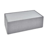 Glass Top Coffee Table With Fabric Base - Rohe
