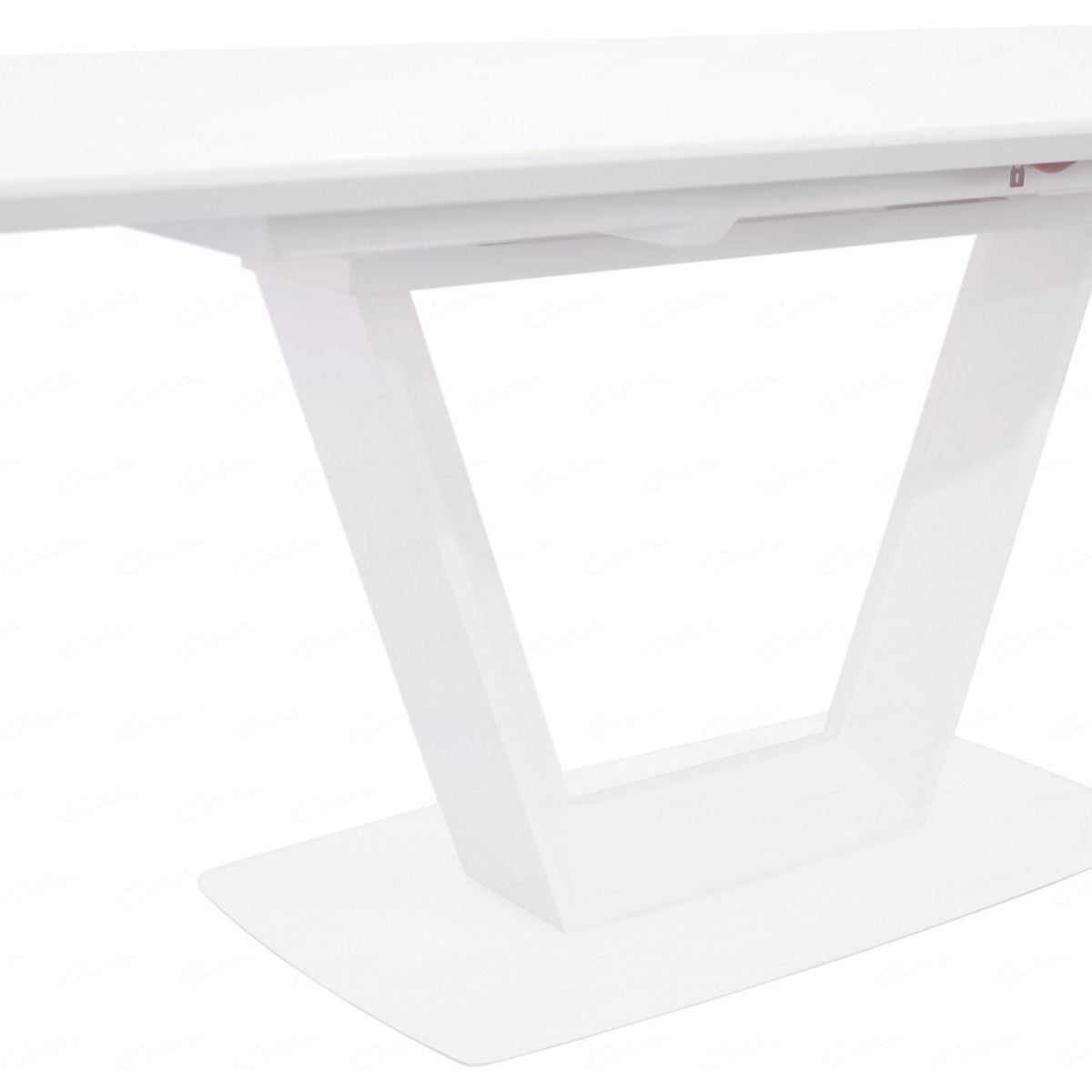 Glass Top Dining Table for 4 to 6 People Extending - Logato