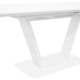 Glass Top Dining Table for 4 to 6 People Extending - Logato