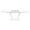 Glass Top Dining Table for 4 to 6 People Extending - Logato