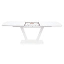 Glass Top Dining Table for 4 to 6 People Extending - Logato