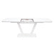 Glass Top Dining Table 160cm Wide for 4 to 6 People Extending - Logato