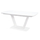 Glass Top Dining Table for 6 to 8 People Extending - Logato