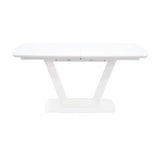 Glass Top Dining Table for 6 to 8 People Extending - Logato