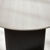 Glass Top Dining Table for 4 to 6 People Oval - Bolivia