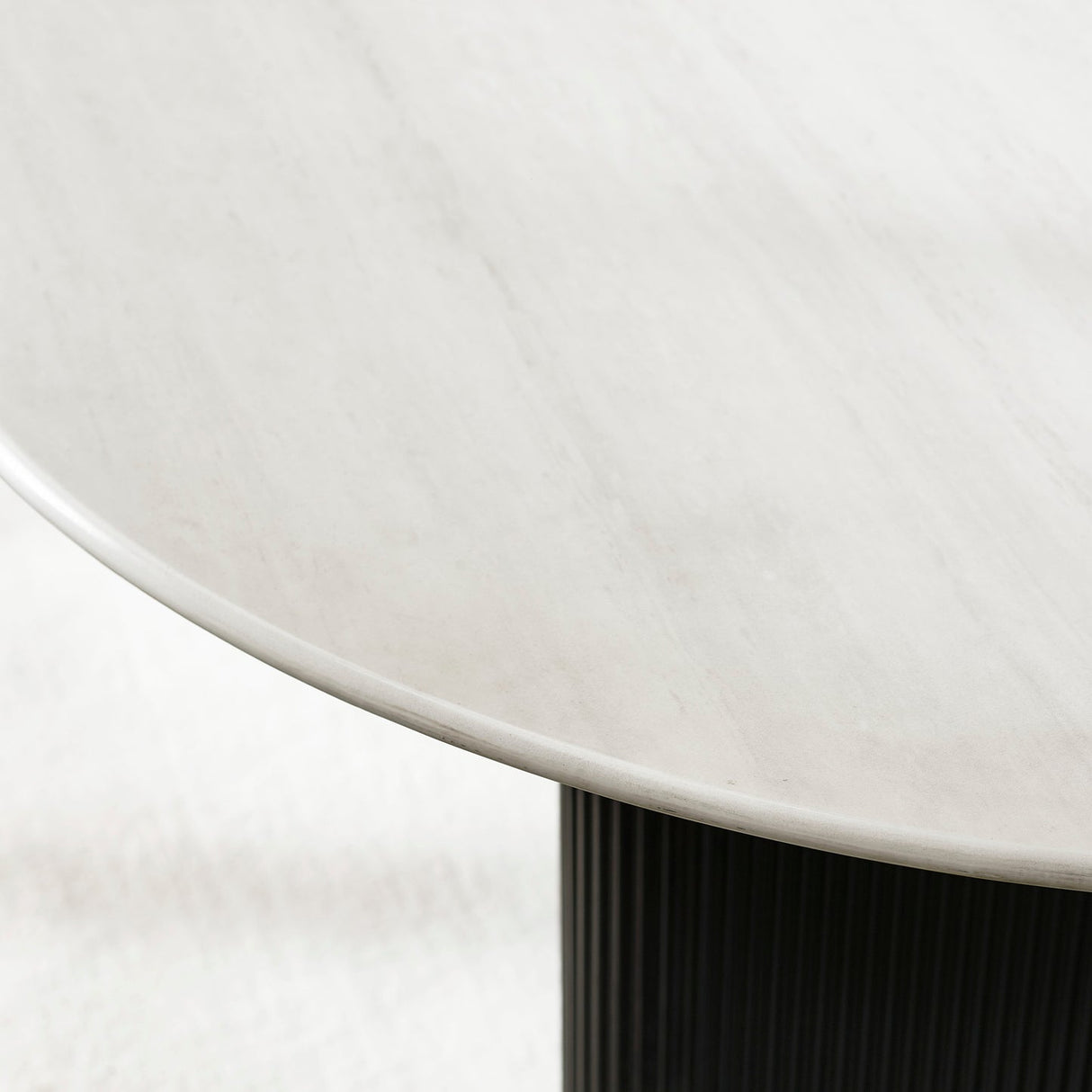 Glass Top Dining Table for 4 to 6 People Oval - Bolivia