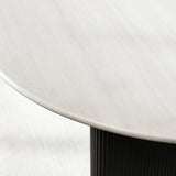 Glass Top Dining Table for 4 to 6 People Oval - Bolivia