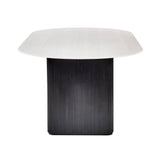 Glass Top Dining Table for 4 to 6 People Oval - Bolivia
