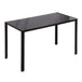 Glass Top Kitchen Dining Table Rectangular for 4 People - Velmora