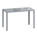 Glass Top Kitchen Dining Table Rectangular for 4 People - Velmora
