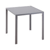 Glass Top Kitchen Dining Table Square for 2 to 4 People - Velmora