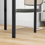 Glass Top Kitchen Dining Table Square for 2 to 4 People - Velmora