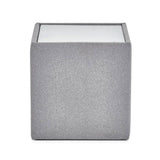 Glass Top Lamp Table With Fabric Base - Rohe