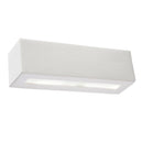Glass Wall Light With Ceramic Lamp - Cafe Au Lait