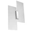 Glass Wall Light With Fabiano Lamp With Steel Support - Tangerine