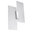 Glass Wall Light With Fabiano Lamp With Steel Support - Tangerine