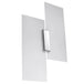 Glass Wall Light With Fabiano Lamp With Steel Support - Tangerine