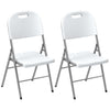 HDPE Foldable Garden Chairs in Set of 2 - Velmora