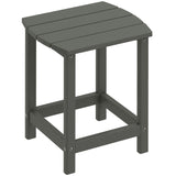 HDPE Outdoor Garden Side Table - Velmora