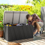 HDPE Outdoor Garden Storage Box 380Ltr - Velmora