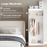 High Gloss 3 Piece Bedroom Furniture Set With 2 Doors Wardrobe - Velmora