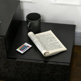 High Gloss Bedside Cabinet 70cm Wide - Velmora